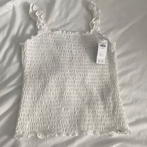 Abercrombie kids smocked full length tank top